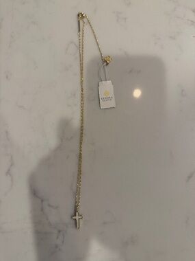 Kendra Scott- Gold Cross Pendant Necklace - Women's Accessories